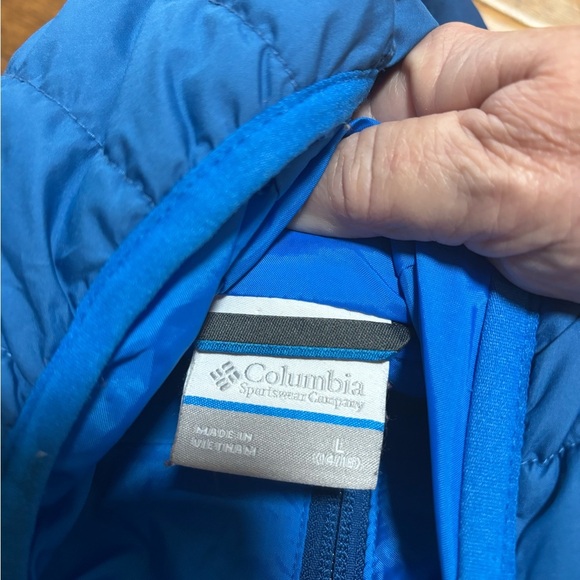 Columbia jacket youth large size 14/16 boys zip up hooded - Picture 5 of 5